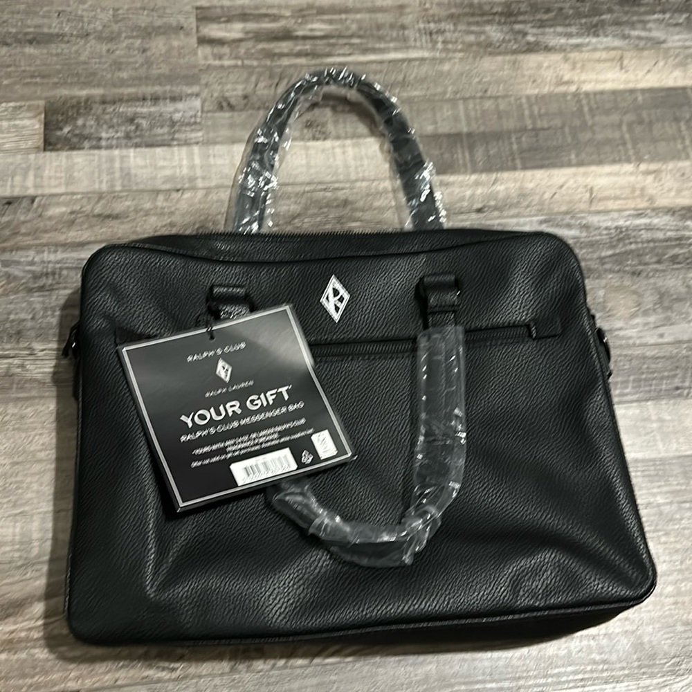 RALPH LAUREN MESSENGER LAPTOP BAG